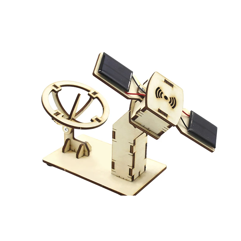 DIY 3D Wooden Puzzle Flying Satellites Model Space Models Assemble