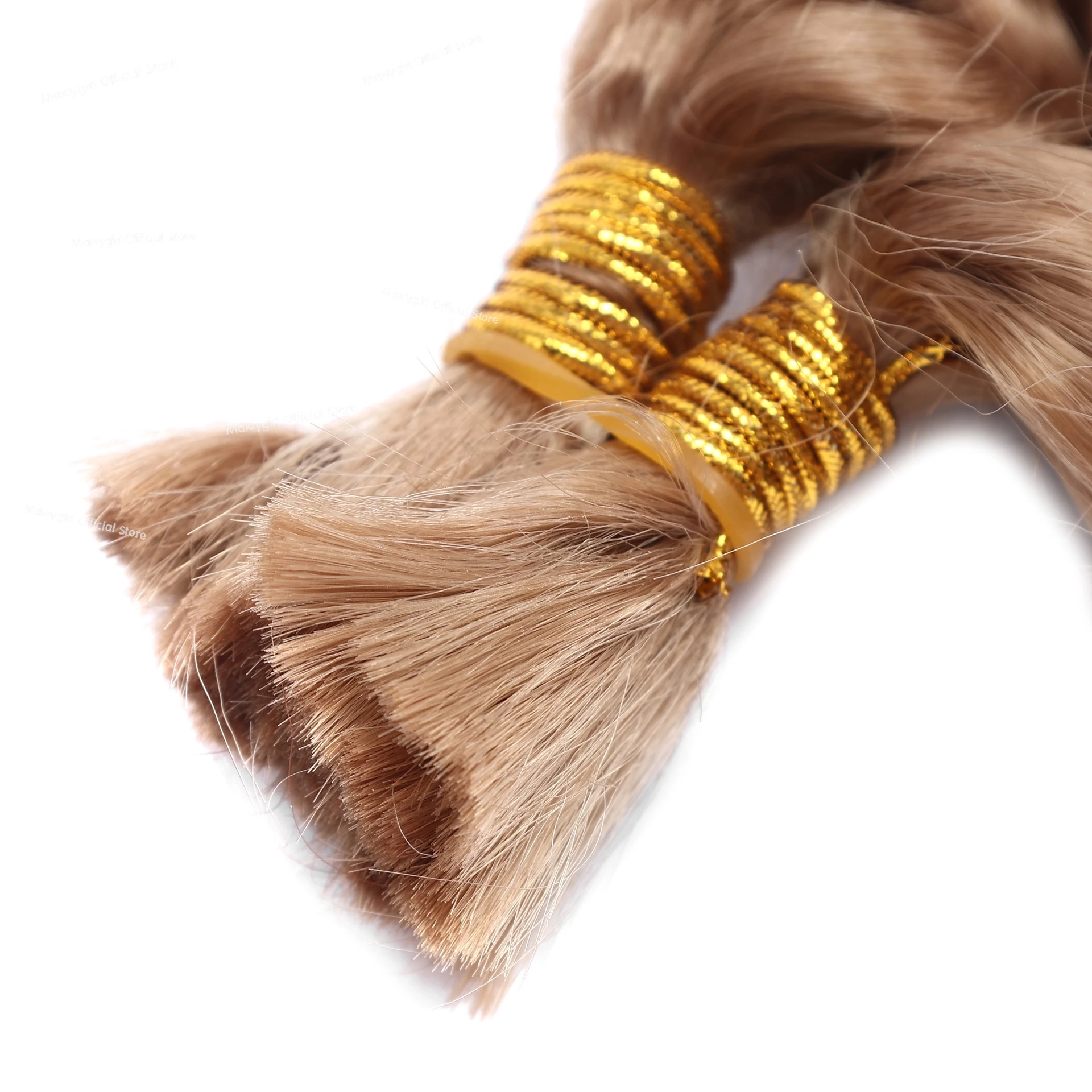 Natural 18 24 30 Inch Human Hair Bulk Water Wave No Weft Hair Bundles Virgin Curly Bulk for Boho Braided Extensions