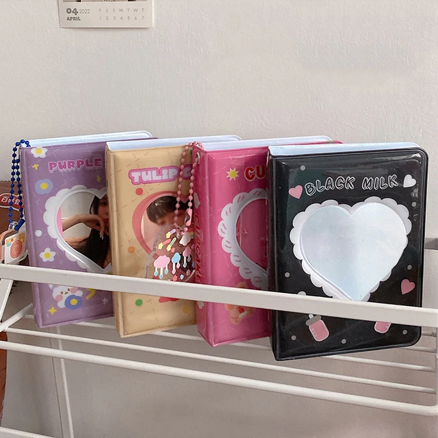 40 Pockets 3 Inch Photo Album Korean Idol Pictures Storage Book Card Holder Sweet Star Photocard Binder Mini Cards Collect Book 5