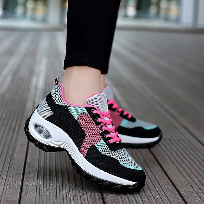 

Women fashion leisure sports shoes women soft vulcanized shoes sneakers shoes sneakers Feminino tennis shoes net