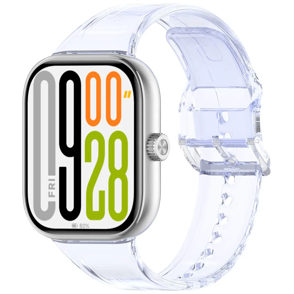 Transparent Sunshine Turn Color Silicone Watchband Bracelet Wristband