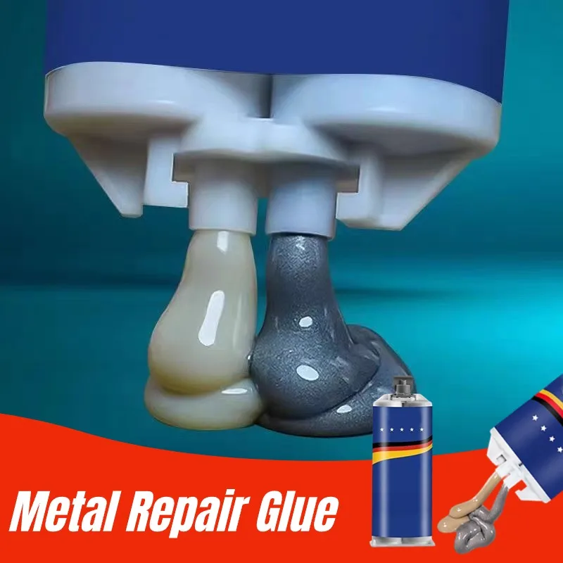 

Super Strong Metal Repair Paste Heat Resistance 2 in1 Industrial AB Caster Glue Cold Welding Glue Magic Casting Adhesive Agent