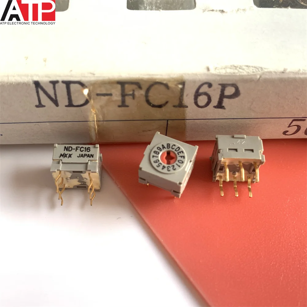 

5PCS original imported spot ND-FC16P rotary encoding dial switch 0-F file 16 genuine welcome to consult and order.
