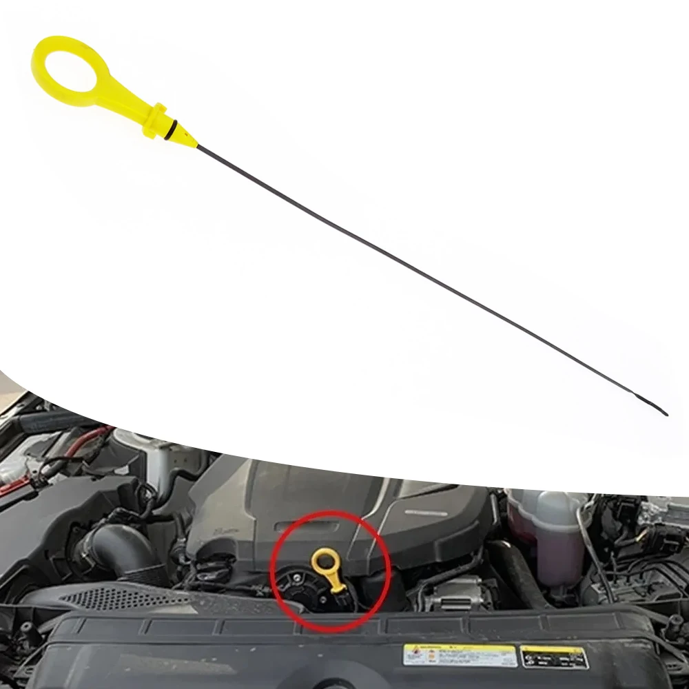 06H115611E For Audi A4 A5 Q3 Q5 VW 2.0T B8 B9 2009-2017 Auto Yellow Engine Oil Dipstick Car Engine Auxiliary Accessories