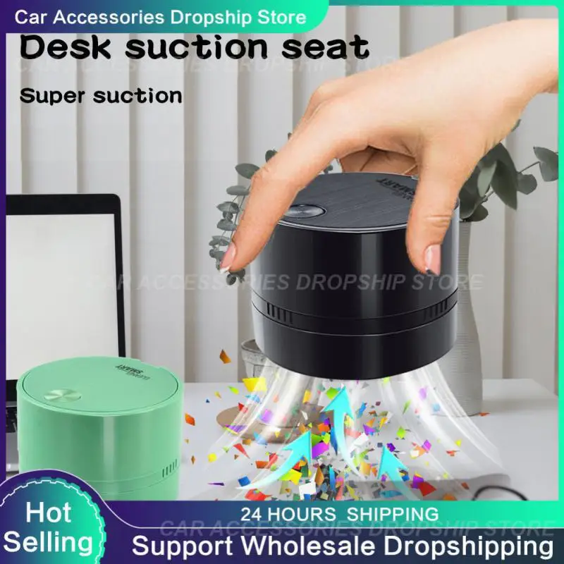 Corner Table Dust Collector Portable Easy To Operate Mini For Home Car Office Car Accessories Desktop Vacuum Cleaner Durable