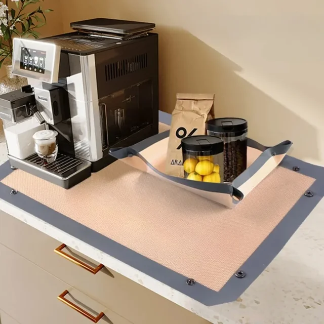 เสื่ออบซิลิโคนป้องกันการรั่ว-ไม่ติดทนต่ออุณหภูมิสูงสําหรับคุกกี้ไก่ย่างปลาเตาอบเครื่องมือห้องครัว 4