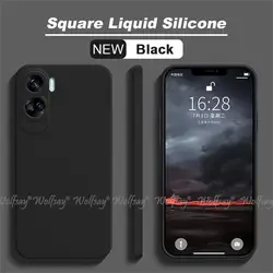 Liquid Silicone Rubber Protector Case for Smartphones - Plain Design Cover (Black)