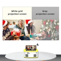 ZHNUWIE Projector Screen White Grid Anti-Light 16:9 Projection Screen For Home 72 84 100 120 133 Inch Portable Reflective Cloth - Image 5
