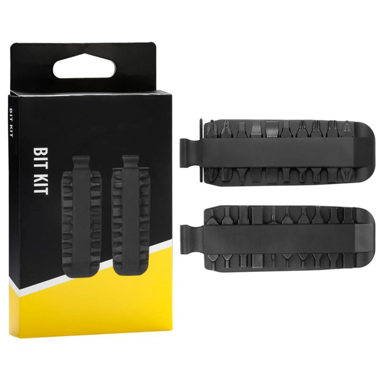 21pcs Mini Bit Kit Double Ended Hard Steel Screwdriver Bit Set Pocket Tool with Phillips Hex and Torx Bits