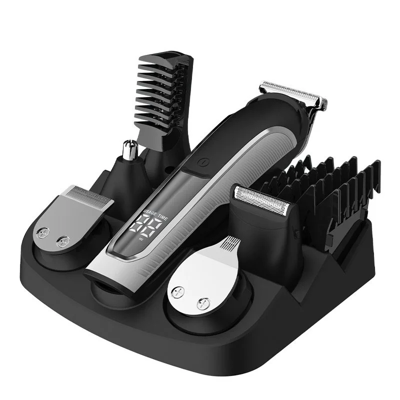 

Home Electric Hair Trimmer Vintage Hair Cutting Machine Digital Display Beard Shaver Trimmer USB Charging Hair Clipper Barber