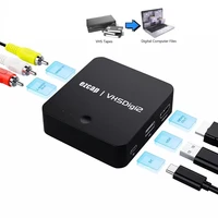 Analog Video Recorder AV Capture VHS To Digital Converter Video Tapes Transfers to Digital Format to USB for Hi8,DVD,VCR,DVR