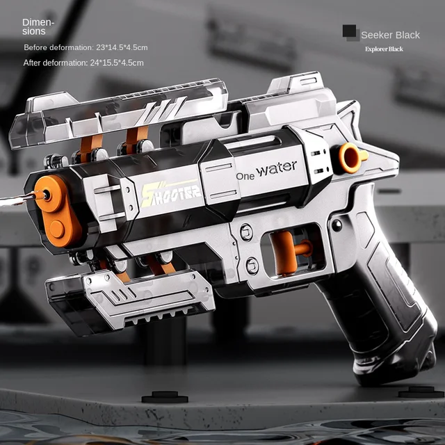 New left wheel Water Gun with transformable manual firing for outdoor continuous water play Toys for Boys and Girls in summer 3
