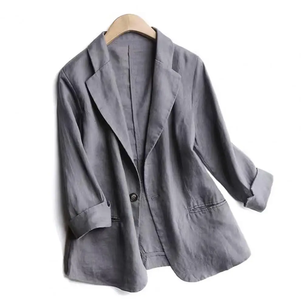 

Women Blazer Soft Fabric Women Suit Coat Wear-resistant Lightweight Women Jacket