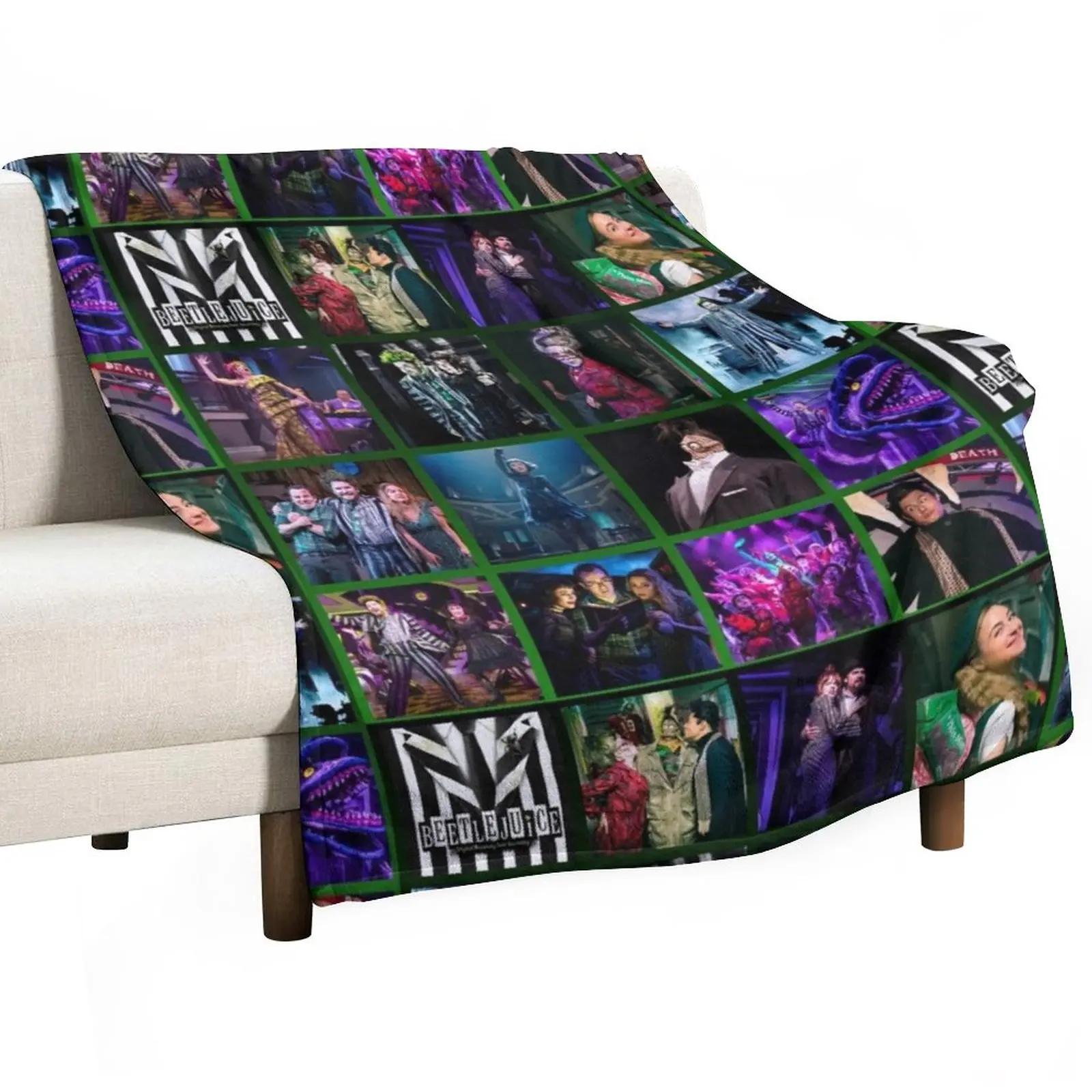 

Beetlejuice musical Throw Blanket Vintage Blanket Blanket For Baby manga