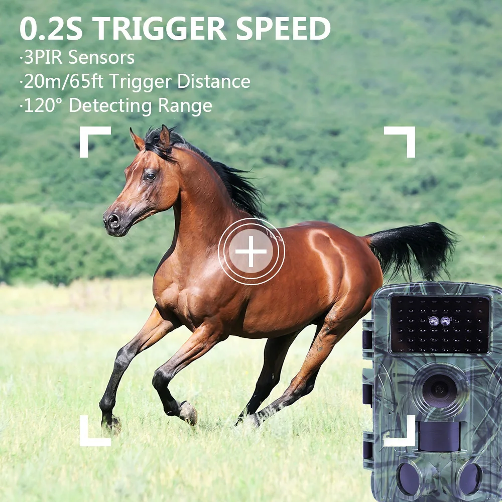 4K Video Hunting Shooting Wildlife Trail Camera Waterproof 60MP 30MP WIFI Live Stream Night Vision Outdoor Photo Trap Camera hunting trail camera trail camera