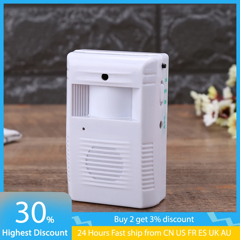 Shop Store Home Welcome Chime Motion Sensor Wireless Alarm Entry Door Bell Warehouse Battery Powered Intelligent Doorbell