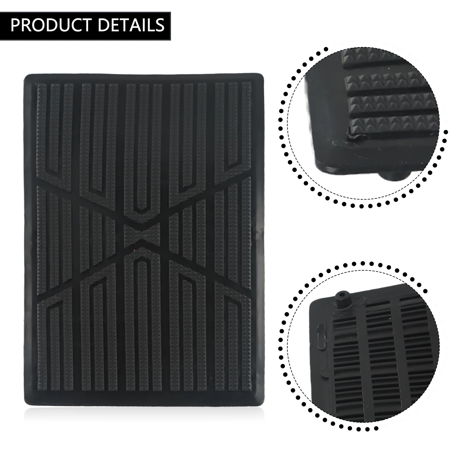 Durable Black PVC Waterproof Car Floor Carpet Protector Mat