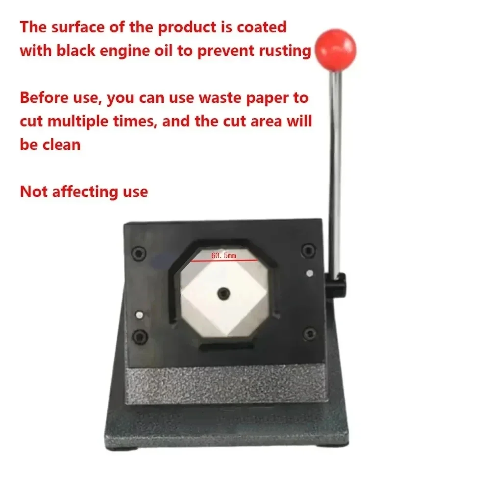 DIY Square Paper Cutter 50*50mm/63.5*63.5mm Suitable for Rectangle Shape Button Making Machine Refrigerator Magnets Badges Pin