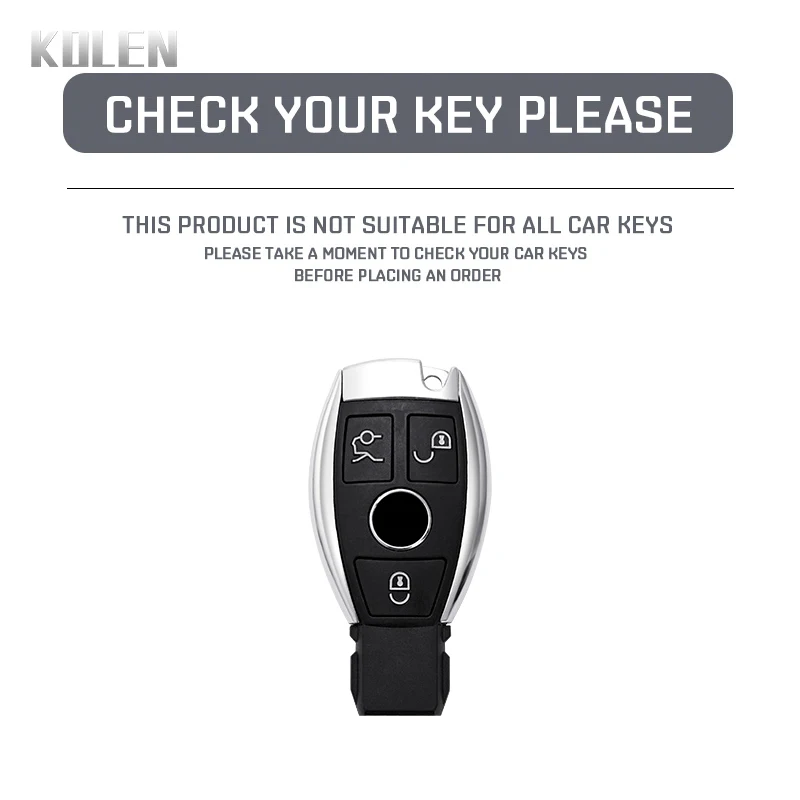 Key Case Key Case Cover Car Key Shell Remote Control Case Cover Fashion TPU Car Remote Key Case Cover Shell Fob For Mercedes Benz A C E S G Class GLA CLA GLK GLC W204 W463 W176 W251 W205 AMG