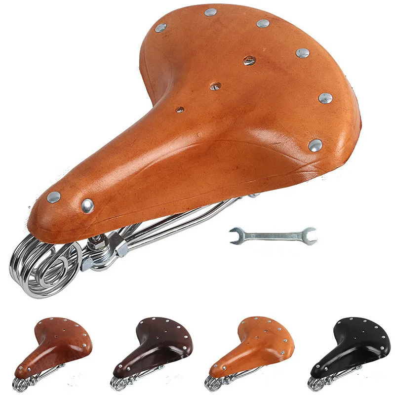 自転車 革サドル　ヴィンテージ風サドル 新商品】【唯一無二の育てるサドル!!】自転車パーツブランド