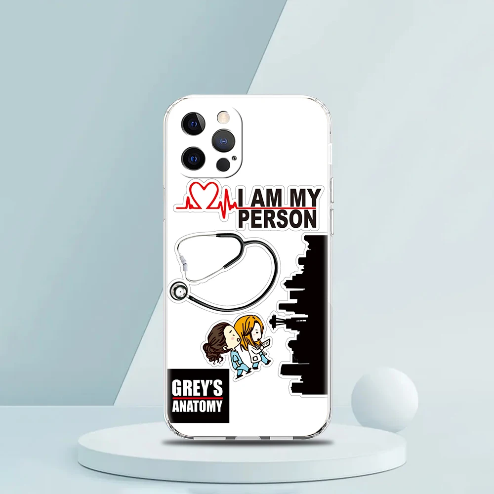 Greys Anatomy 'You Are My Person' Luxury Soft Clear Phone Case