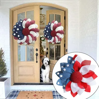 40cm Patriotic 4th of July Wreath 1