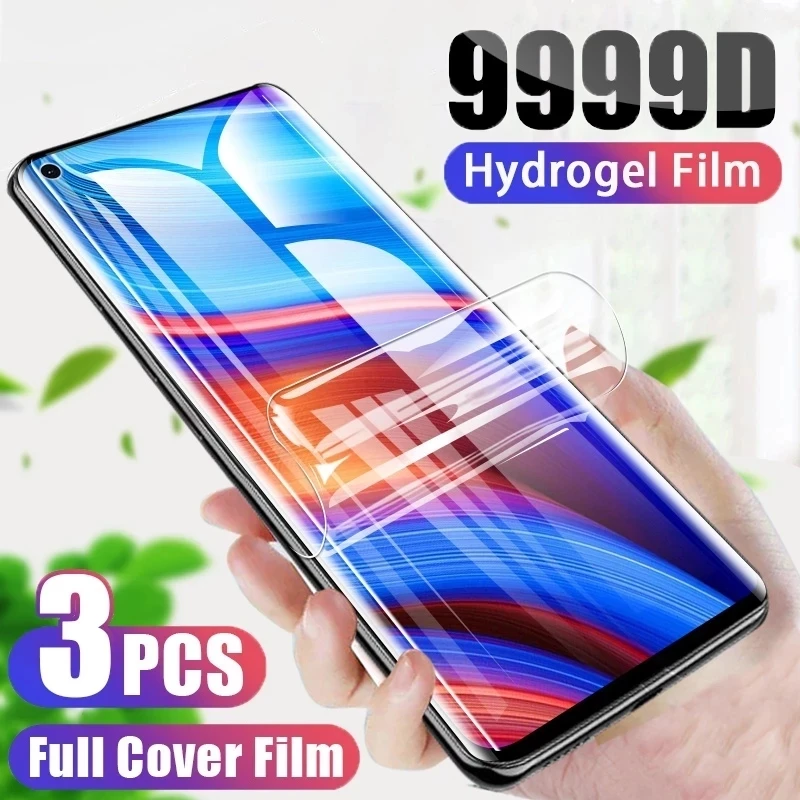 

Гидрогелевая пленка с полным покрытием для Realme Q5 Pro 5G, защитная пленка для экрана для Realme Q5 Q3 Pro 5G Q5i Q3i Q3S Q3T, пленка, не стекло, 3 шт.