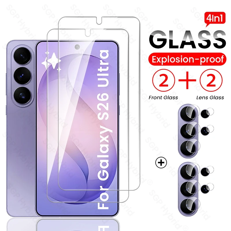 6-in-1 Ultra Durable Protective Glass Screen and Camera Protector