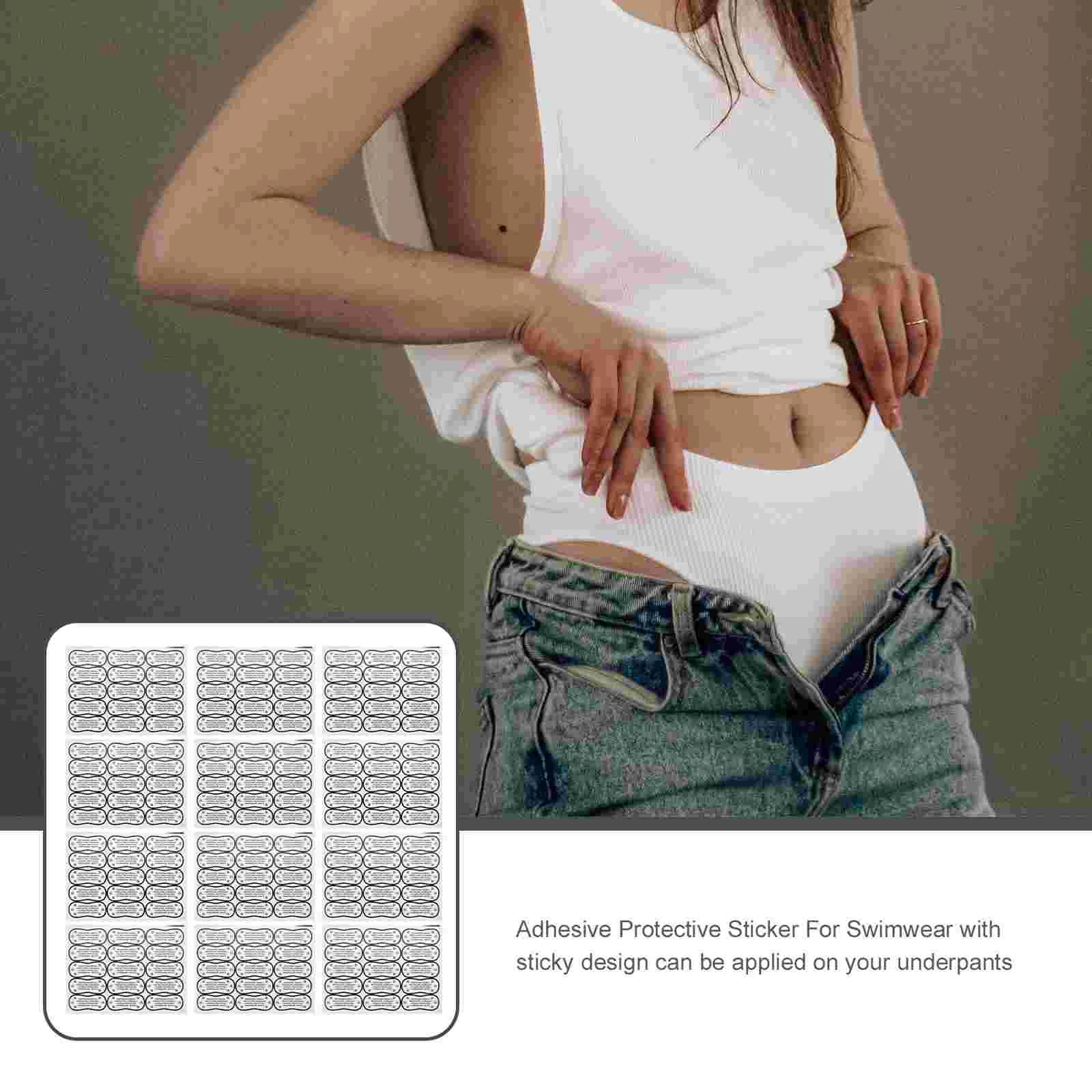 Transparent Adhesive Protective Hygiene Try On Stickers - Buy Hygiene Sticker Barrier/liner