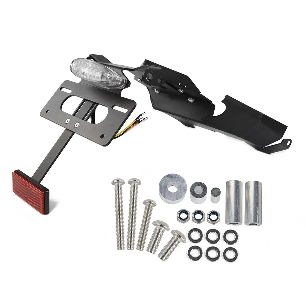 SUPPORT POUR PLAQUE D'Immatriculation Universel Moto Arrière Type 4