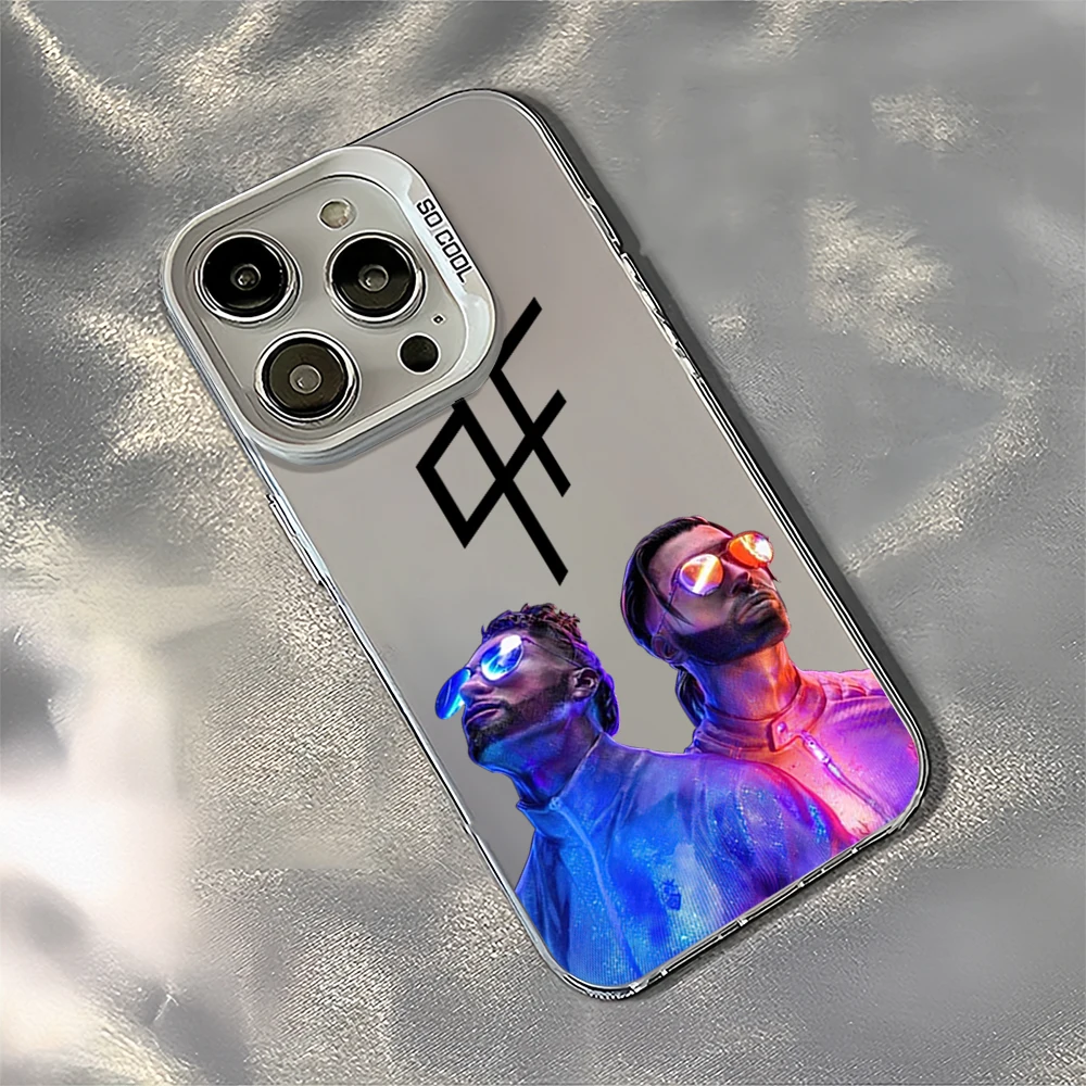 Rapper P-PNL Deux Freres Laser Design Shockproof Silicone Phone Case