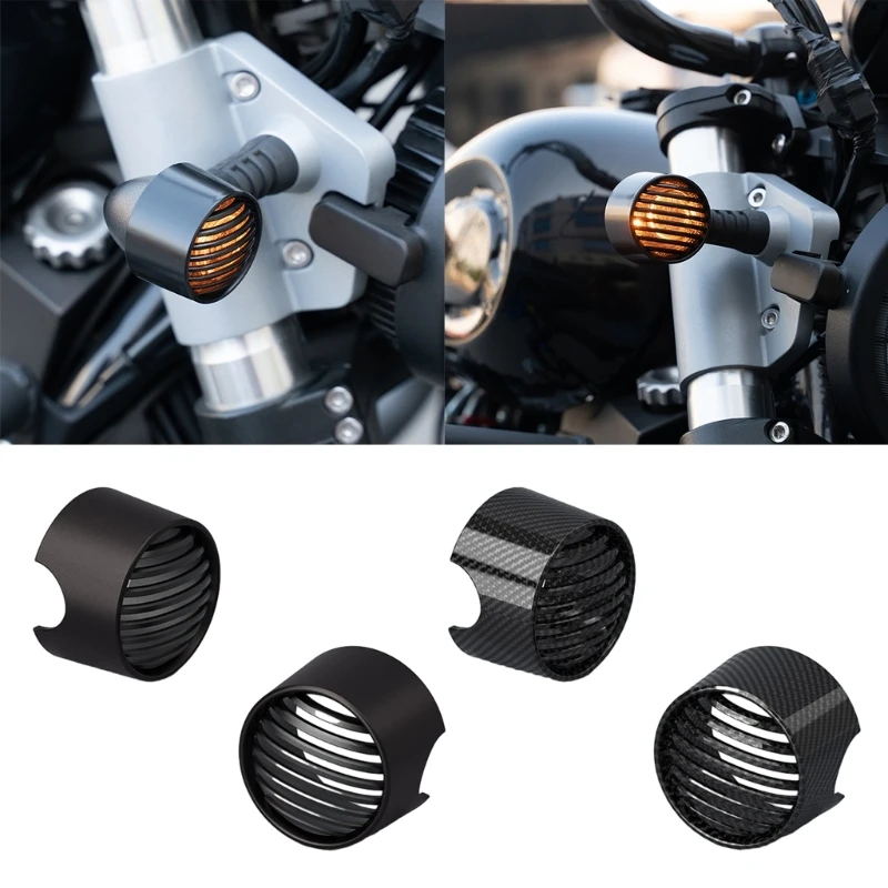 

Motorcycle Black Headlight Turn Signal Taillight Grill Cover For Qjmotor SRV300 / Srv 350 Motorbike Parts Drop Shipping
