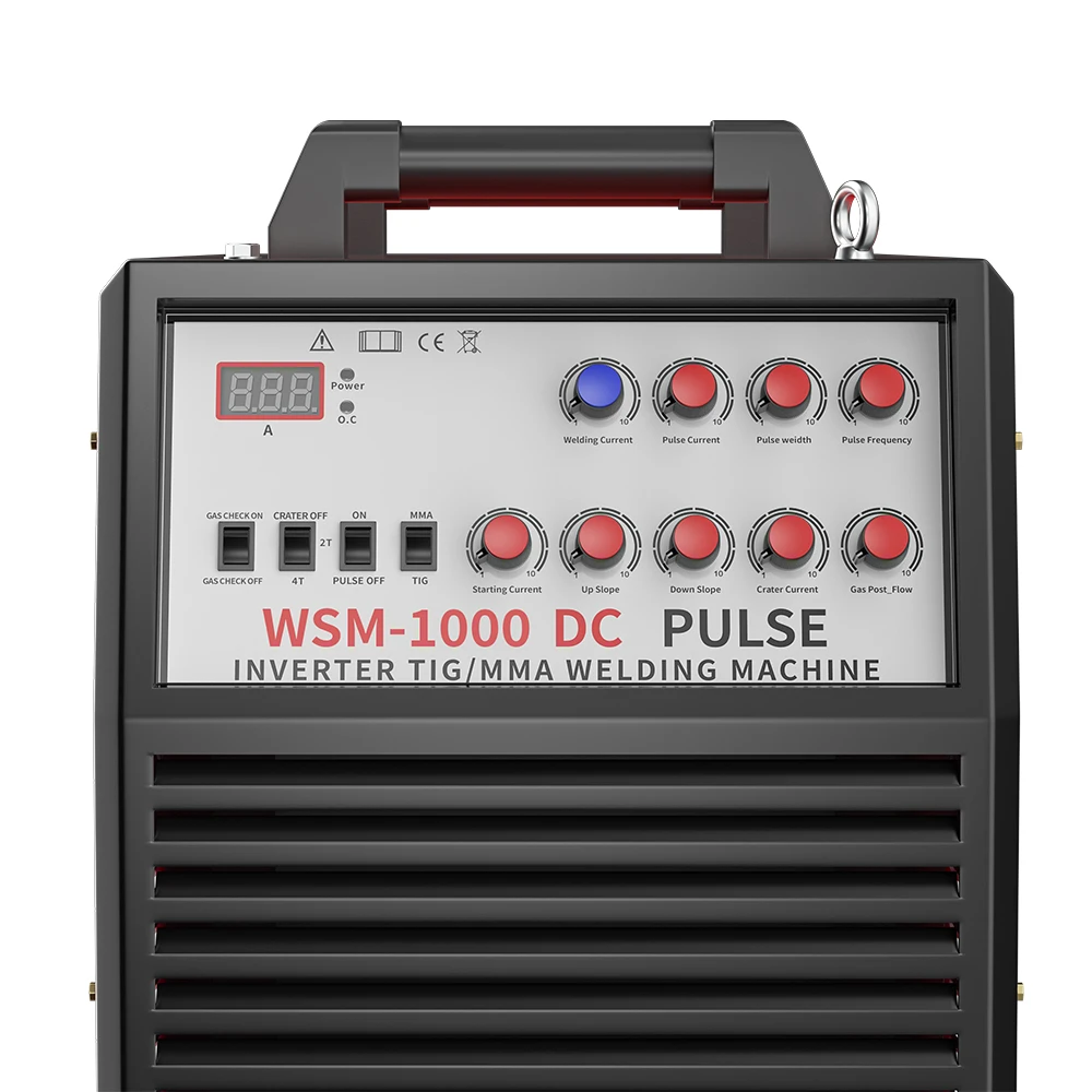 Hot Sales Professional 1000a Dc Welder TIG-1000 IGBT Inverter Pulsed Tig Welding Machine Argon 5