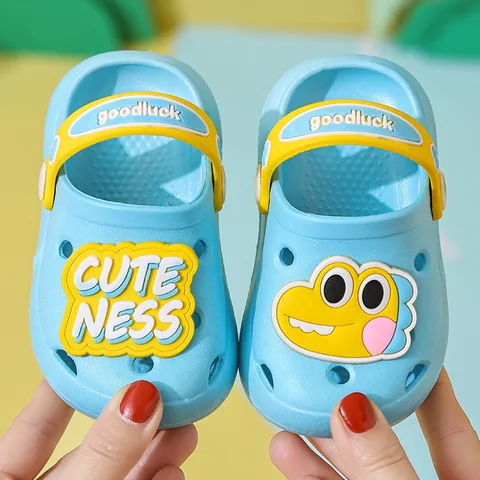 Baby Sandals for Boys Girls Cartoon Kids Shoes Summer Toddler Flip Flops Children Home Slippers Beach Swimming Slippers