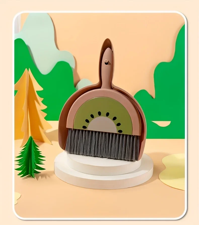 Portable Mini Cleaning Brush and Dustpan Set