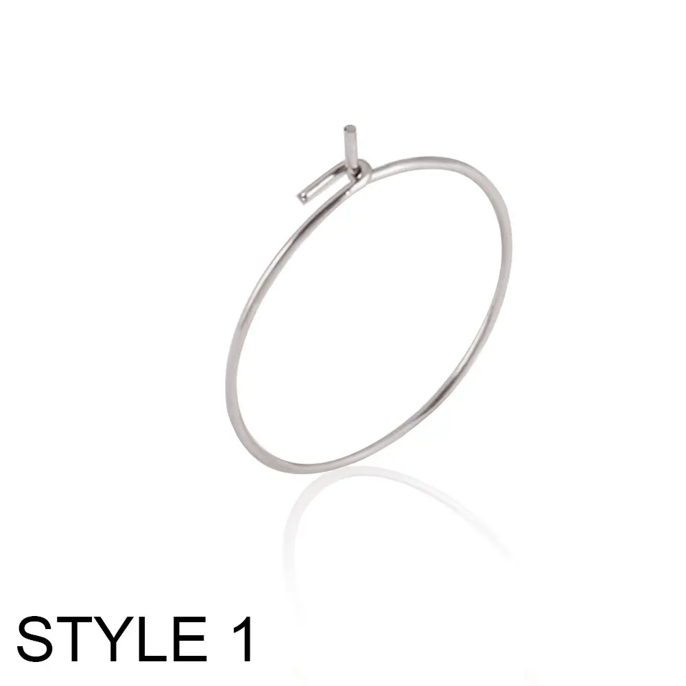 20PCS Premium Stainless Steel Large Circle Hoop Earrings