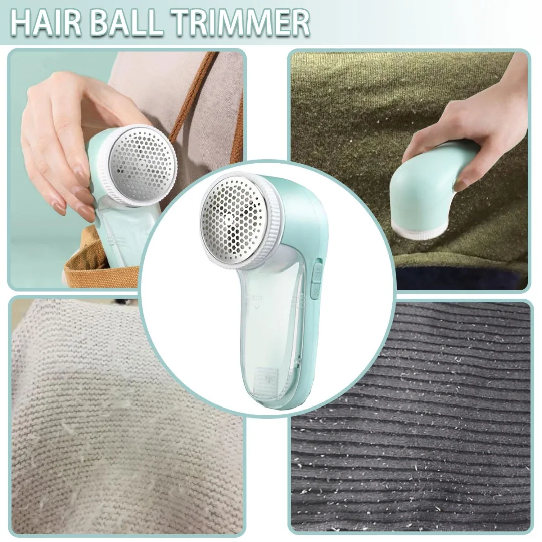 

1pc 3W 5V Electric Lint Remover 3 Knife Net Pellet Shaver Portable USB Rechargeable Clothing Hair Ball Trimmer Fuzz Removal