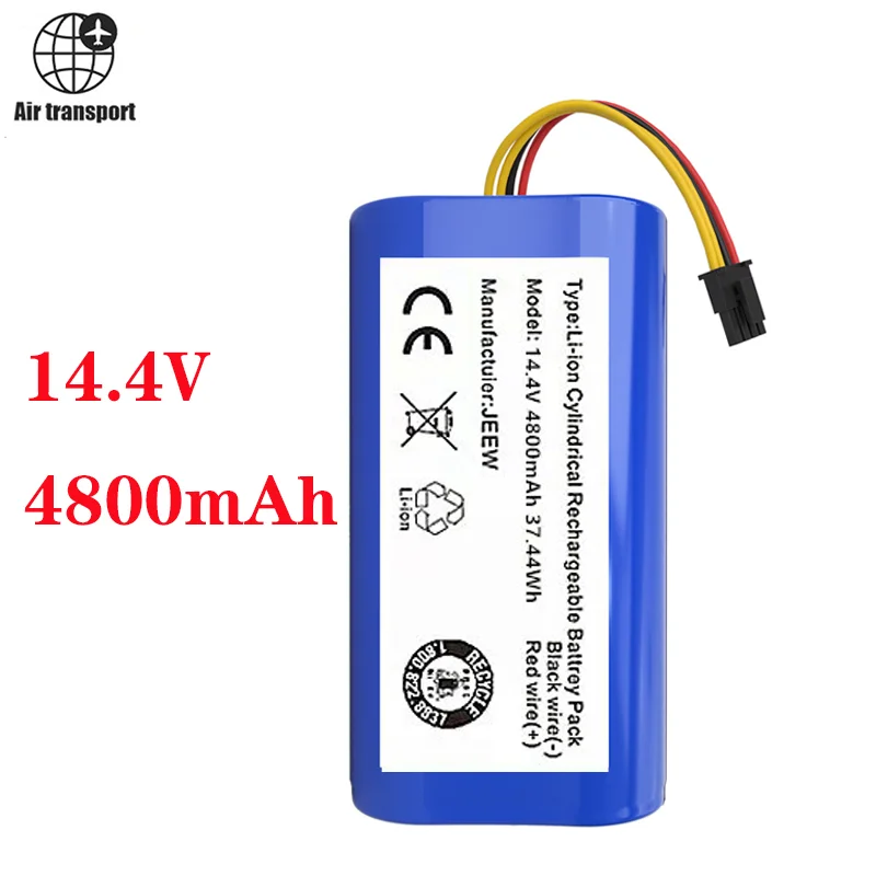 New 14.4v 7000mAh Lithium-ion Battery for Cecotec Conga 1290 1390 1490 1590  Replacement Robot Vacuum Cleaner Battery