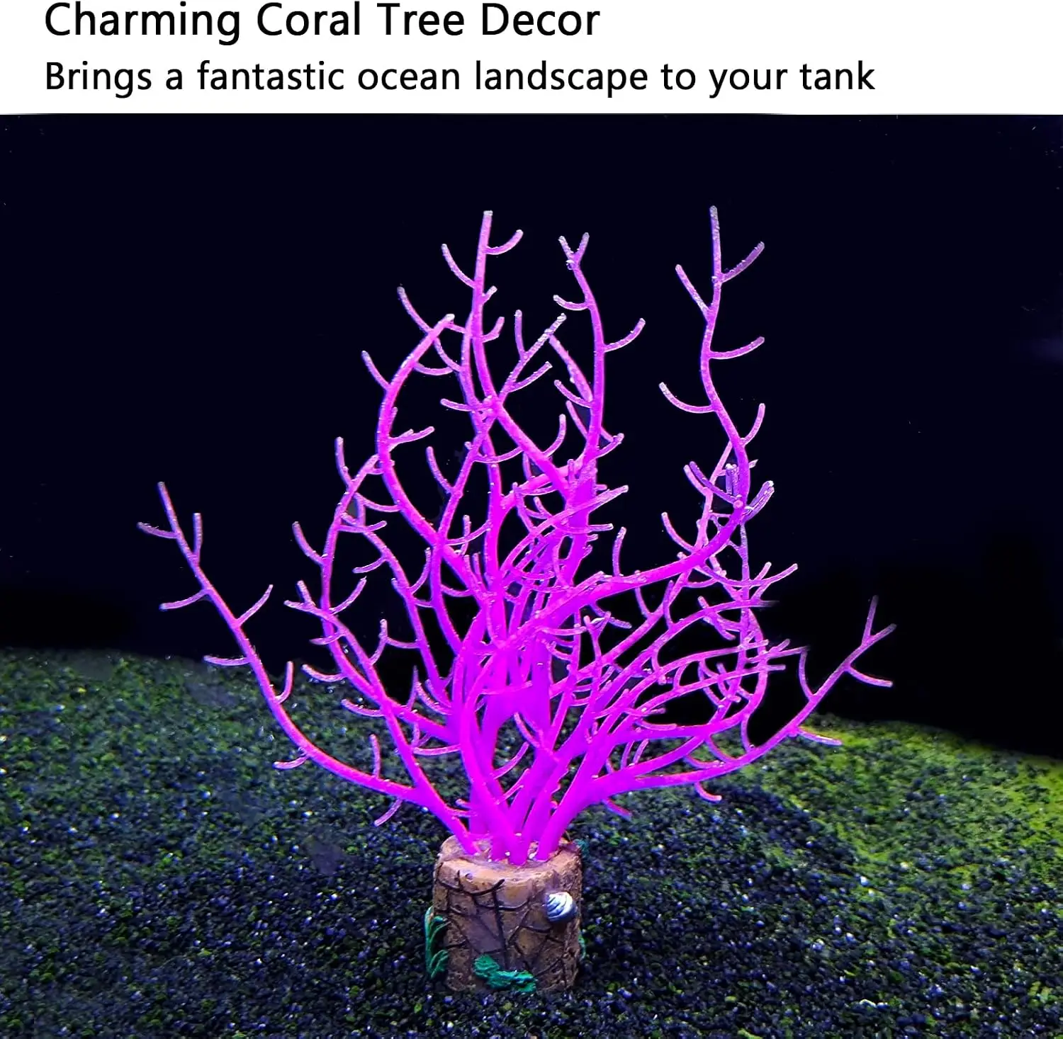Luminous Silicone Sea Anemone Aquarium Decor Ornament