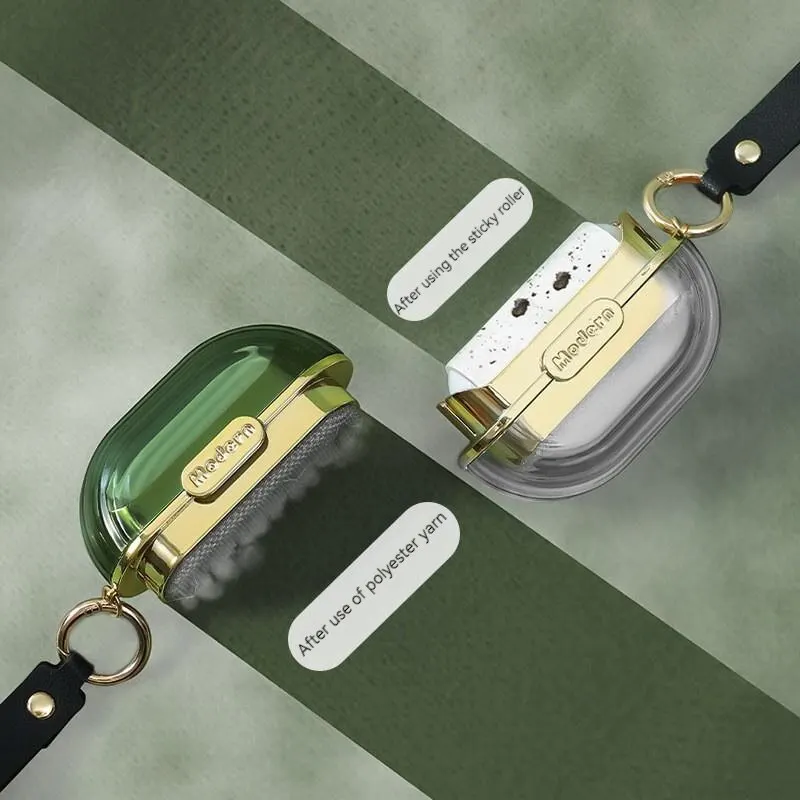 Mini Portable Clothes With Sticky Fur Pet Multifunctional Bidirectional Transparent Belt Cover