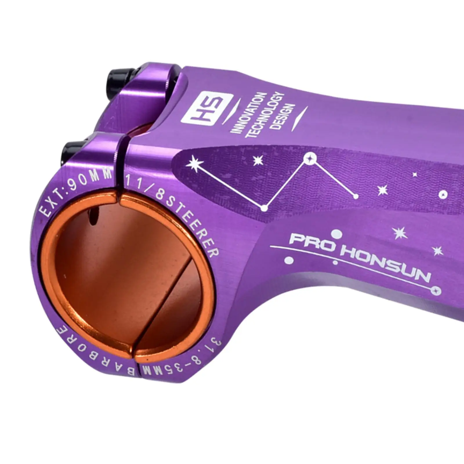 MTB 스템 산악 자전거 핸들 바 스템, 스템-17 도 31.8, 90mm
