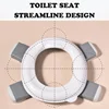 3 in 1 Travel Toilet Seat Foldable Blue Children Potty With Bags Baby Pot Portable Silicone Baby Potty Training Seat 5