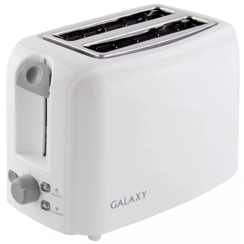 Тостер Galaxy GL 2905 (Мощность 800 Вт регулировка времени приготовления разморозка