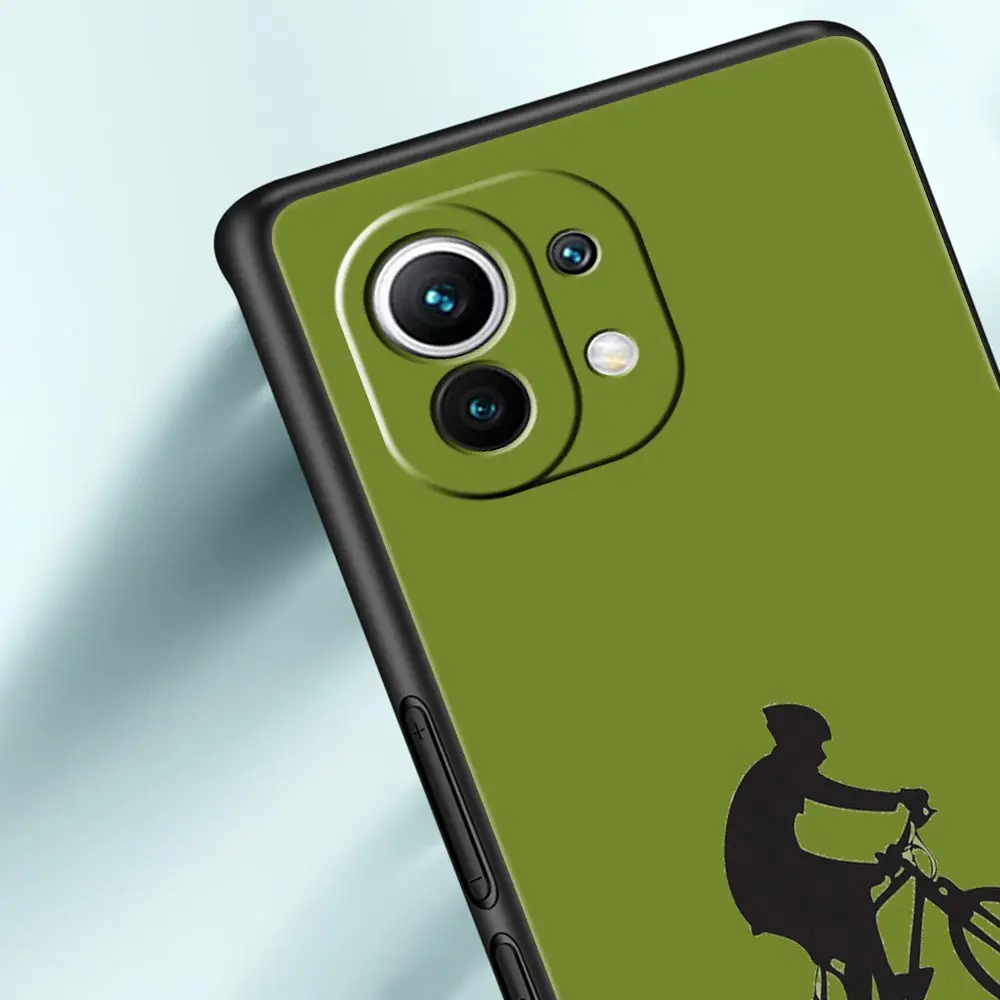 Durable Phone Case with Mountain Bike Design