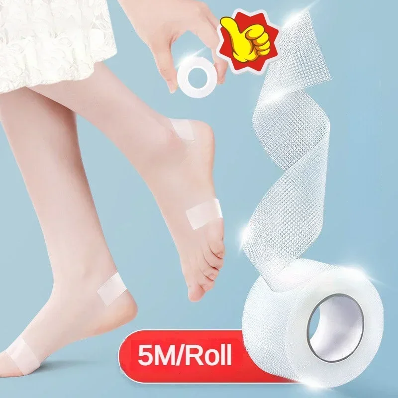 Heel Protector Invisible Anti-wear Sticker Women Silicone Gel Heel Protector Pain Relief Adhesive Patch Cushion Foot Care Shoe Pads