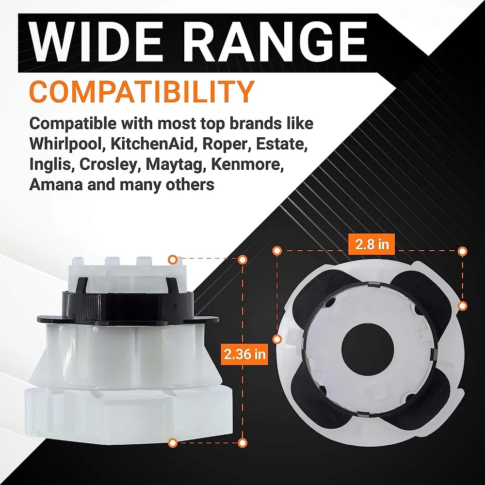 Washer Medium Agitator Repair Kit compatible with Whirlpool & Kenmore Washers 285811 3363663 AP3138838 PS334650 3347410 3948431