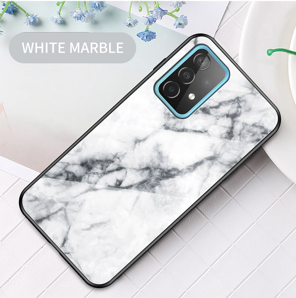 A82 A72 A52 torbica DECLAREYAO tvrda staklena maska ​​za Samsung Galaxy A42 A32 A22 A12 A02S A02 torbica Silikonska Ultra Slim Temper_voghion.com