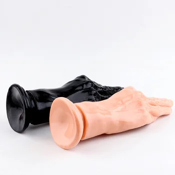 21*5cm Large Penis Fist Anal Plug Huge Dildo Butt Plug Silicone G Spot Masturbate Sex Toys For Women Suction Big Anus Stuffed 5