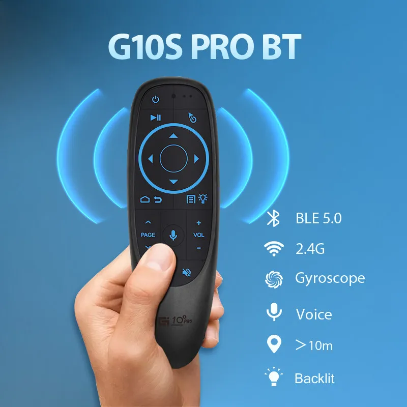 G10S جهاز تحكم عن بعد صوتي عالمي 2.4G تعلم الأشعة...