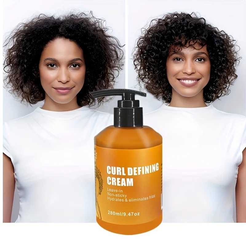 GZE CURL DEFINING CREAM with Argan Oil for Wavy and Curly Hair Hair Moisturizer and Deep Conditioning for Shine and Bounce 3